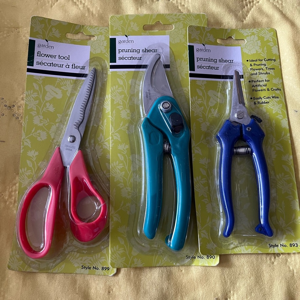 gardening tools flower pruning stainless steel